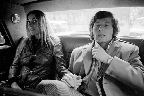 lovesharontate:Sharon Tate and Roman Polanski in London, 1968. Photos by Bill Ray