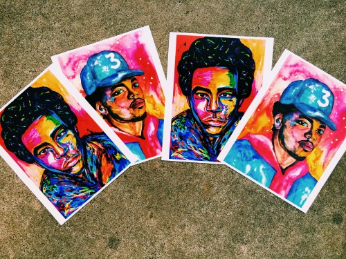 limited photographic art prints for sale !!(chance, gambino, & matty) 5x7 inch = $8 8x10 inch 