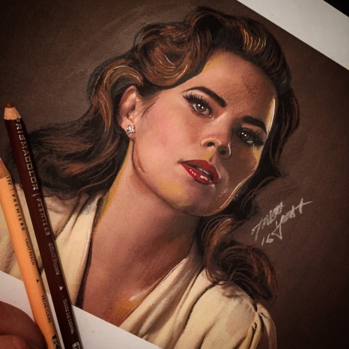 smoothandcool:  ambayeah:  I’m going to be holding a grudge about ABC cancelling Agent Carter, even if they revive it on another network I’m going to be salty forever. Various Peggy portraits I’ve drawn in the past year, all made using prismacolour