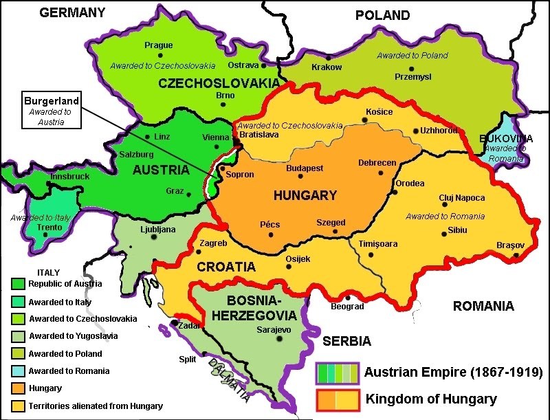 austrian empire map