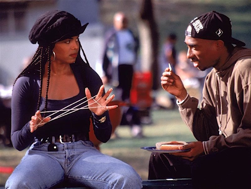 gangsta-gangst4: 90sclubkid: Janet Jackson and Tupac Shakur in Poetic Justice, 1993