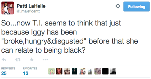 loveistheessenceoflife:  ctron164:  torisoulphoenix:  thechanelmuse:    GO THE FUCK AWF!!!!!!!!! Everybody is going in on her!!!!! ctron164    Black Twitter is like:  She can’t take the heat. 