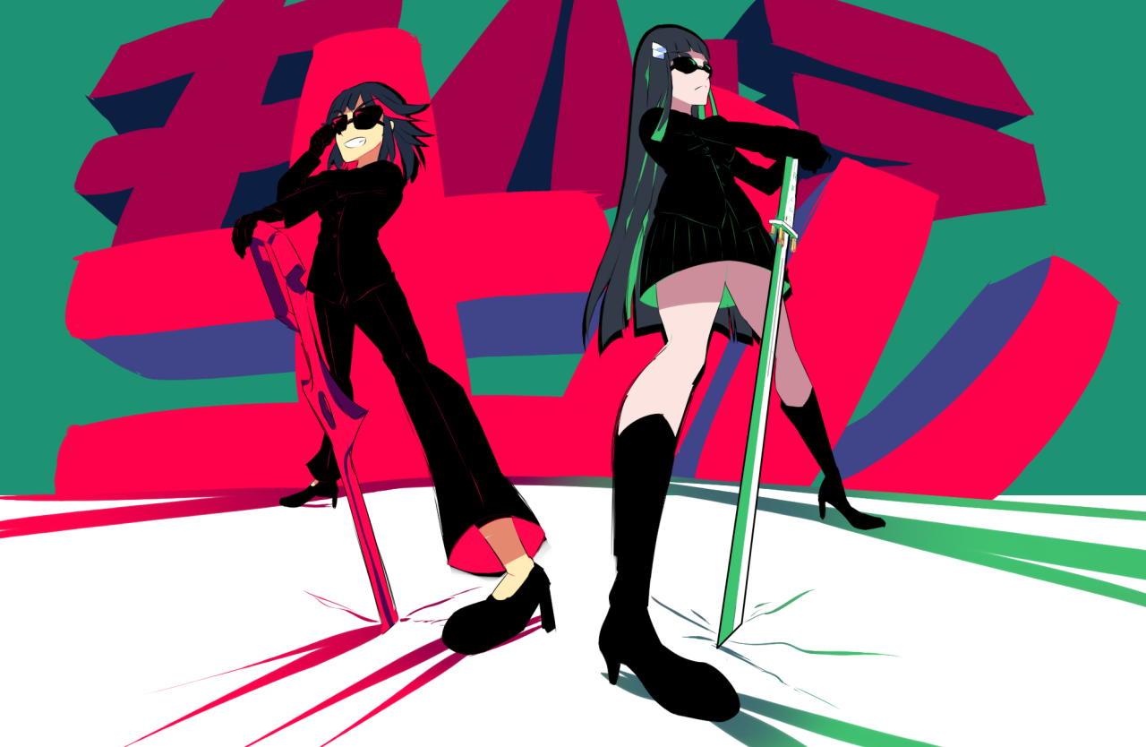 animexfavorites:  Secret ☆ KILL La KILL | 血潮 [pixiv]   kickass babe and sis~