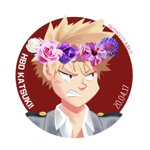 LMAO i’m uploading this late again this year x’DDDPins I made for Kaachan’s birthd