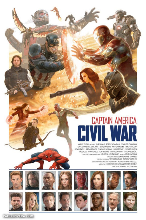 reddjack:  Captain America movies posters by Paolo Rivera  