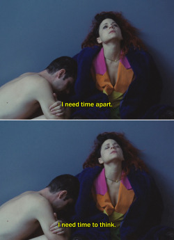 anamorphosis-and-isolate:  ― Laurence Anyways (2012)Fred: I need time apart. I need time to think.