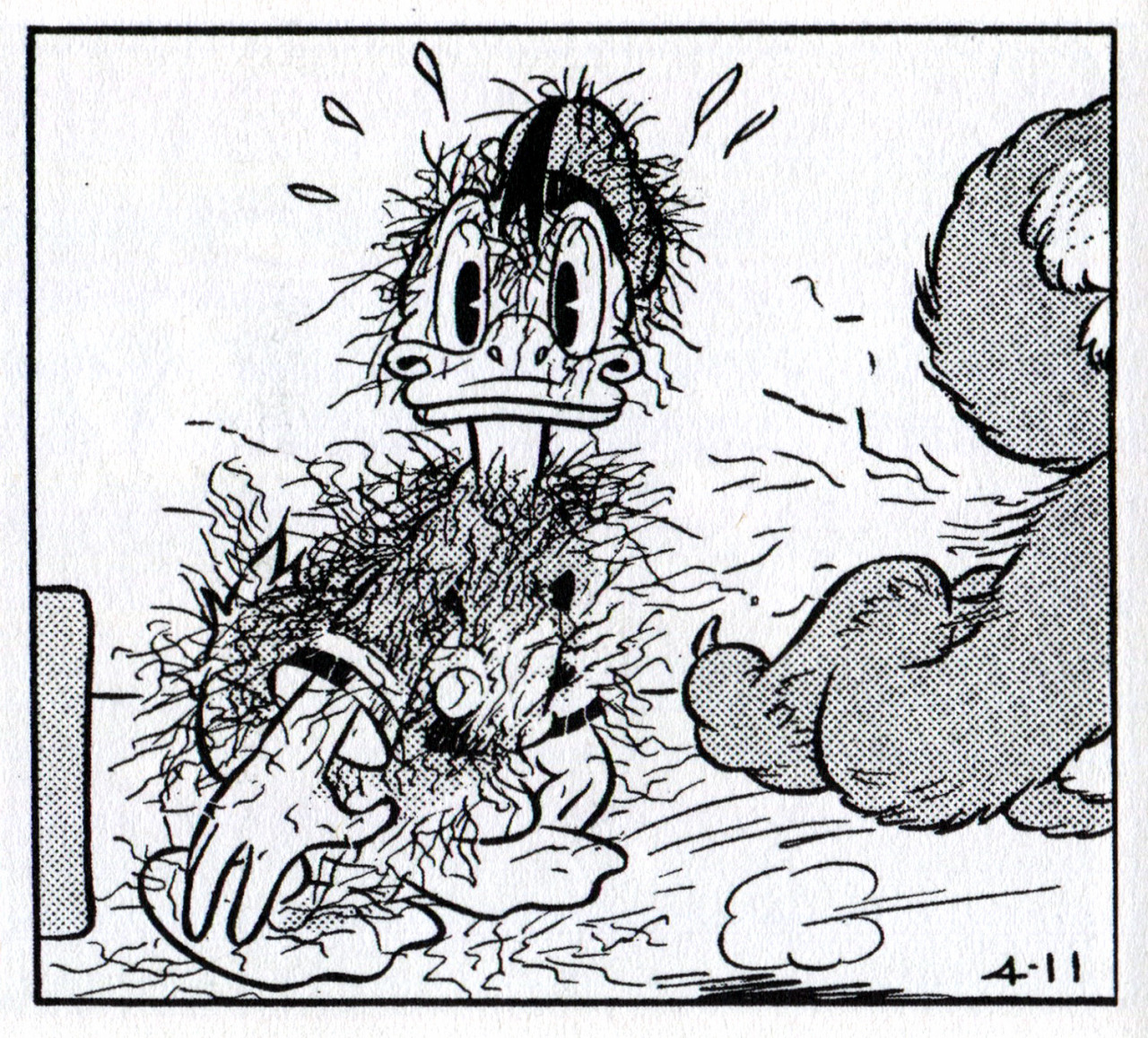 gameraboy:  Donald Duck newspaper comic by Al Taliaferro, April 11, 1938