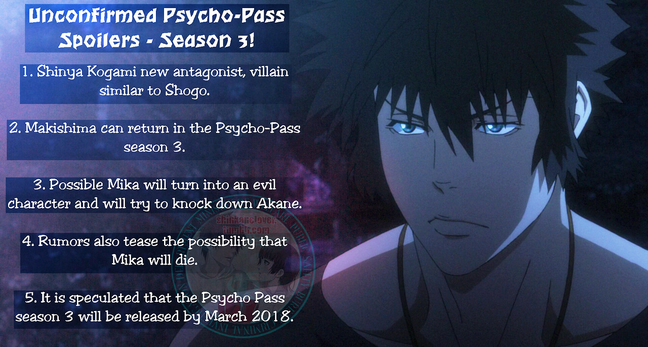 Psycho Pass Translations Shinkanelover Psycho Pass 3 Season 3