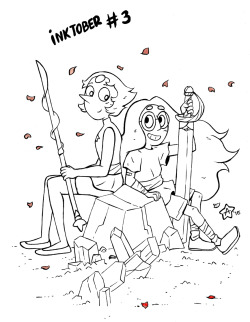 Wizardsquarter:  Pearl And Connie For Inktober! 