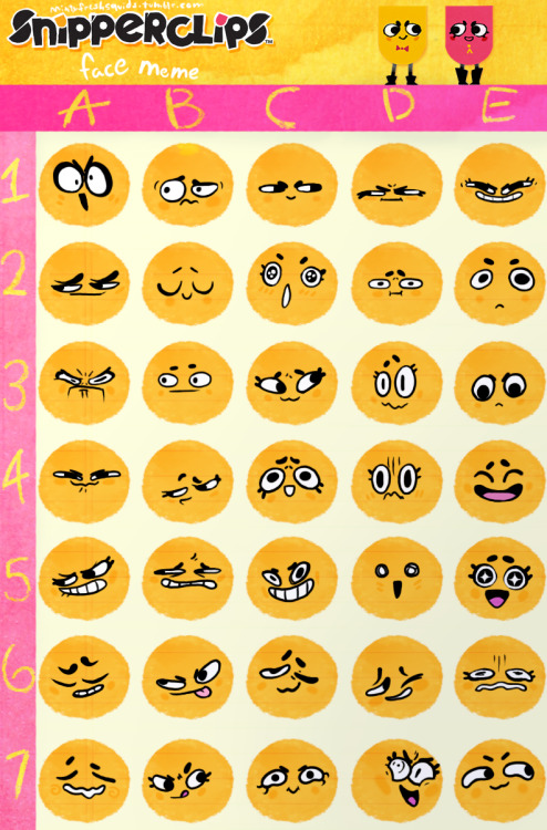 uncle-cucky:This game has so many cute faces!!!! So,,,, I may have made one of those expression meme