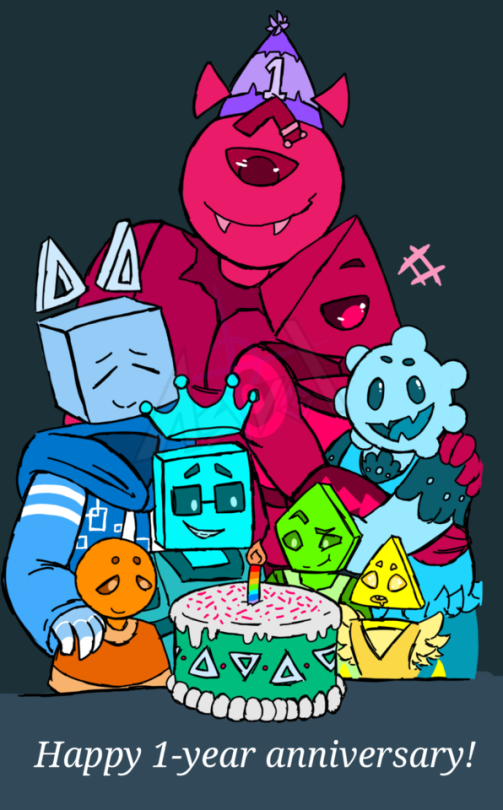 Just Shapes Beats 1-Year Anniversary by ADrawingAddict on DeviantArt