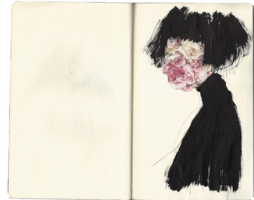 red-lipstick:  Eri Wakiyama - Untitled-9       Drawings on Moleskine 