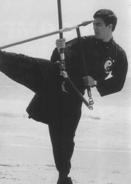 taichiclothinguniforms:                          Bruce Lee And His Nunchaku Jeet Kune Do founded by Bruce Lee through bold and rapid action is famous in the world. Nunchaku is the essence of Jeet Kune Do. His kill cudgel technical reaches