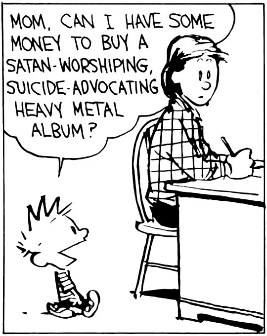 If I didn’t remember actually reading this in an actual Calvin and Hobbes book as a child I’d think it was ironically...