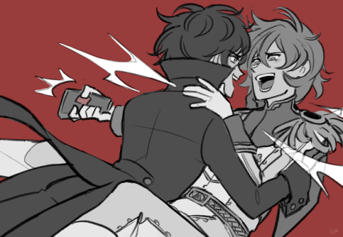 some more shuake doodles1. the one where shuake is canon and also an overly dramatic musical with bu