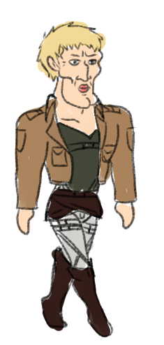 4ngryqueerfeminist:  generally i have a lot of trouble drawing reiner braun but i think i finally figured it out 