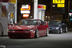 jdmlifestyle:  Gas station stuntin’. Photo