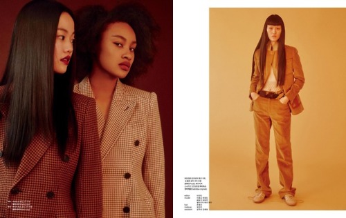 fashionarmies: ‘OWN MY SKIN’ Bae Yujin, Ellie, Han Hyun Min, Lee Hye Seung & Vita Kan for Marie Claire Korea  — November 2017. Ph: Shin Sun Hye  [ 신선혜 ] Stylist: Lee Jimin  [ 이지민 ] HairStylist: Shon Hyejin  [ 손혜진 ] Mua: