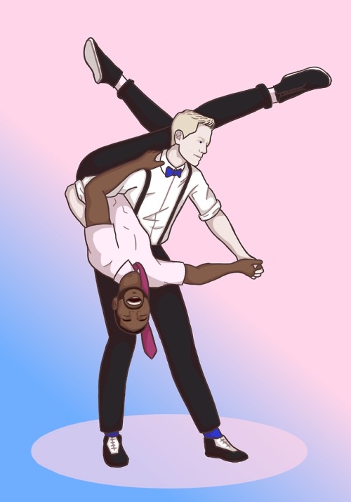 soundofcosplay: Dancing Paul and Hugh love dancing. Especially the classical pair dances of course. 