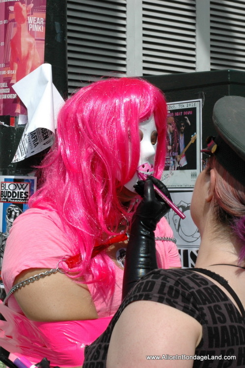 Sissy makeover humiliation at the Folsom Street Fair!!!http:://www.aliceinbondageland.com
