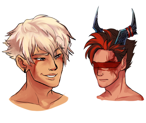 noxypep:  some studies and a lil bit of circus!AU