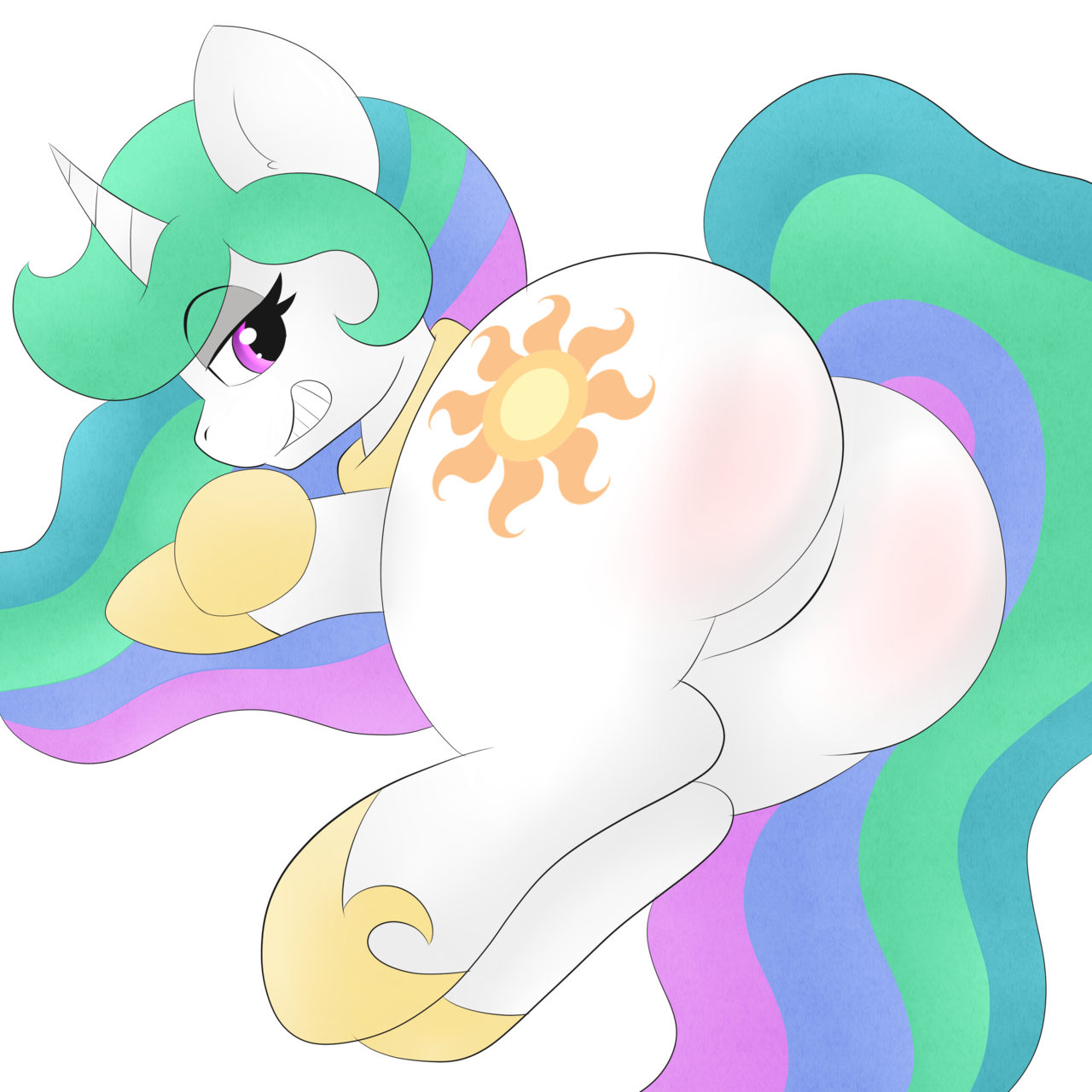 smutpaws: Thicc Princess ~ A few people suggested i draw Celestia, so i actually