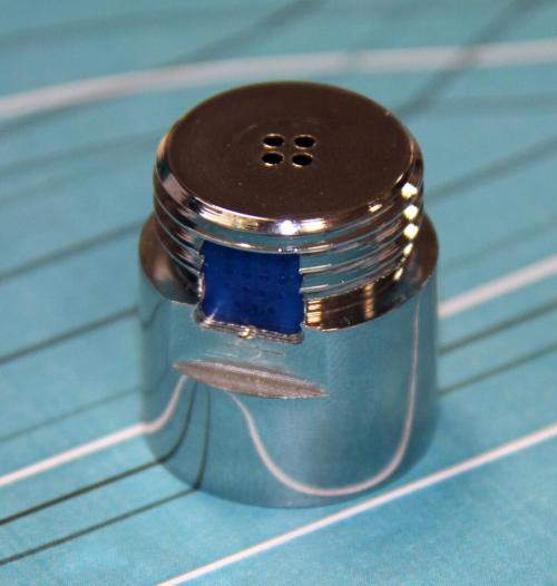 colchrishadfield:Elegant little Aussie invention, injects air bubbles in shower water, feels same, saves water. http://p