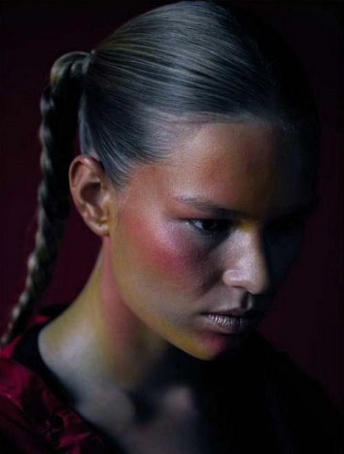 parasoli:anna ewers by mario sorrenti for m le monde.