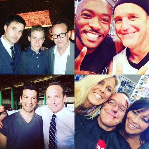 Some #FBF on the set of @agentsofshield @iambjbritt @imbrettdalton @iain_decaestecker @simonkass @w