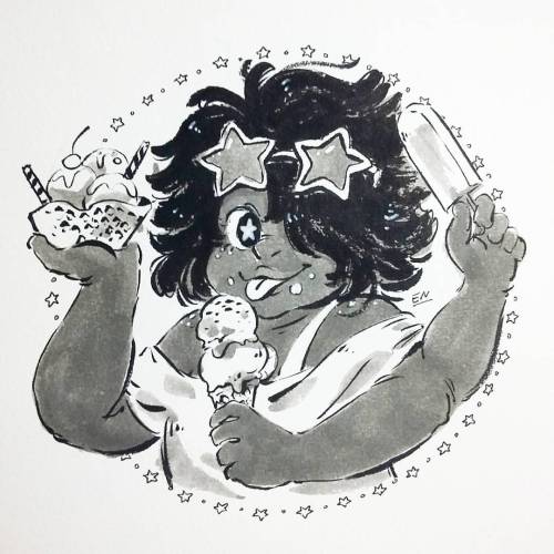 Day 08 Pq 0+0=0&hellip; TwT ♡ #inktober #inktober2016 #stevenuniverse #smokyquartz