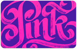 typejunkie:  (via Victoria’s Secret Pink Gift Card | Erik Marinovich)