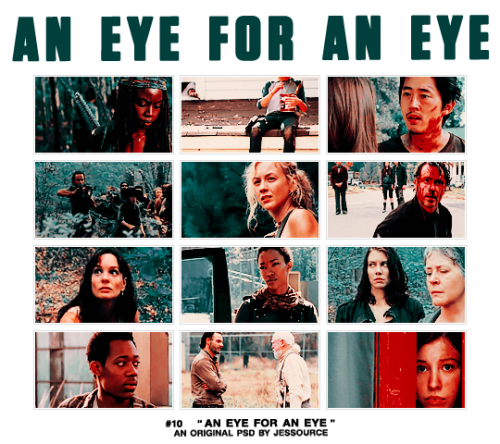 #10 “ AN EYE FOR AN EYE ” by jessource.an original and free psd. if using please like / reblog and d
