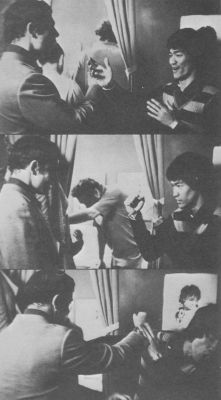 guts-and-uppercuts:Bruce Lee teaching John