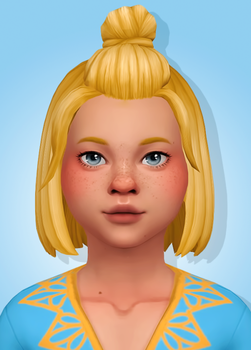 Soleil Hair @imvikai, Stacey hair by @isjao, and Naomi hair by @raspbxxry converted for kids! Base g