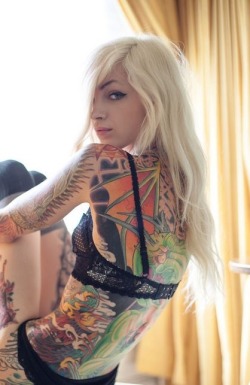 inked-babes-are-among-us:More @ http://inked-babes-are-among-us.tumblr.com