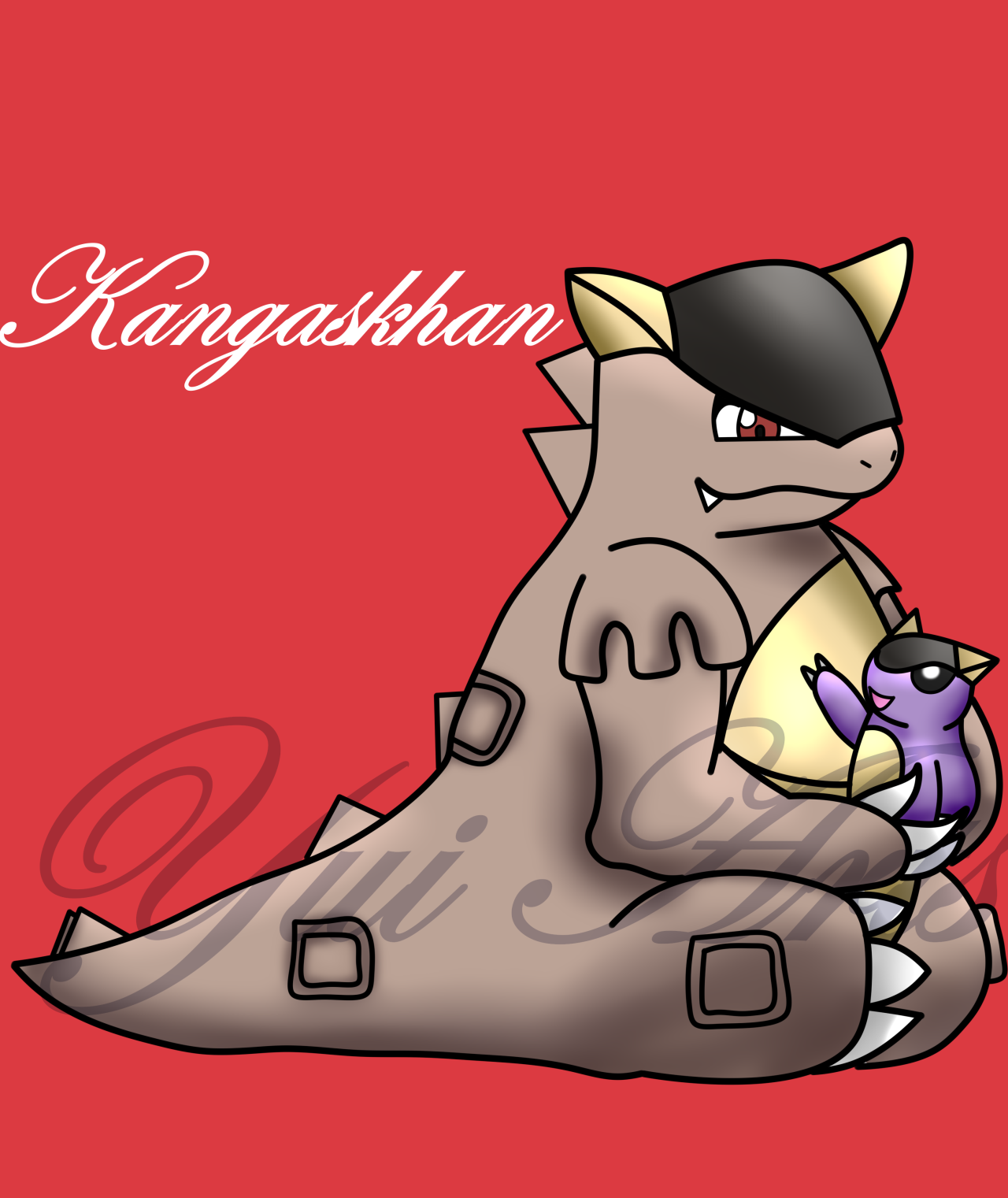 115 Kangaskhan - Mega Kangaskhan [OC] : r/pokemon