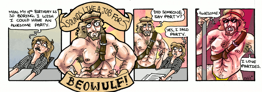 ofools:  one of the “jokes” in that old comic was that literally every situation