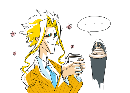 cafesaturne: Ah, the glow of father (figure)-hood. All Might’s birthday is June 10th (today), which 