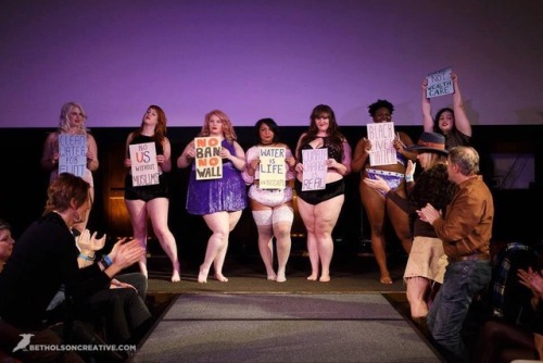 katanafatale:I walked in the Unmentionables lingerie show here in Portland, Oregon for the third yea