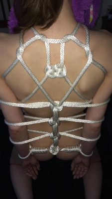 Leatherlacedbass:  Heart Rope Bondage Love 💝💝 Please Keep Caption 