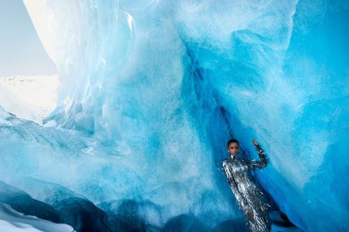 “Deep Freeze” by Txema Yeste for Harper’s Bazaar September 2019Model: Aya Jones