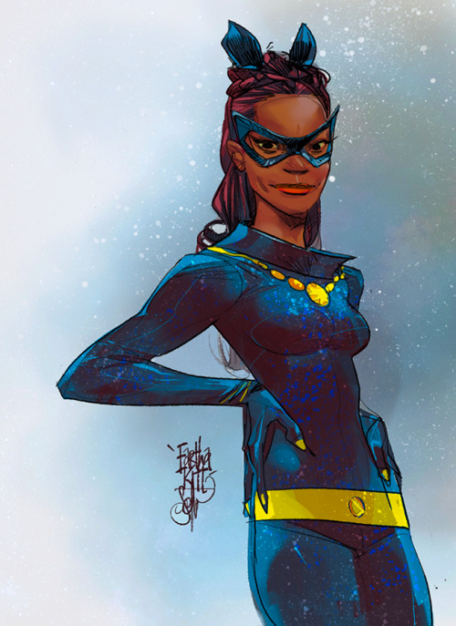 dailydccomics: Eartha Kitt’s Catwoman by Otto Schmidt10.14.20