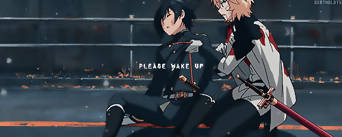 bertholdts:Mika and Yuu | Owari no Seraph Nagoya Kessen-hen e.10↳ I have to tell you something&helli