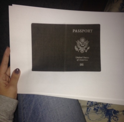 thatsmoderatelyraven: Made extra copies of my passport just to be safe