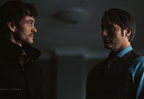 jodi-comer: Will and Hannibal in S02E12 ‘Tome-wan’HANNIBAL (2013-2015)