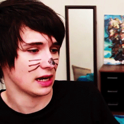 tssoni:  Dan + his tongue | requested by beyoncejesusknowlescarter 