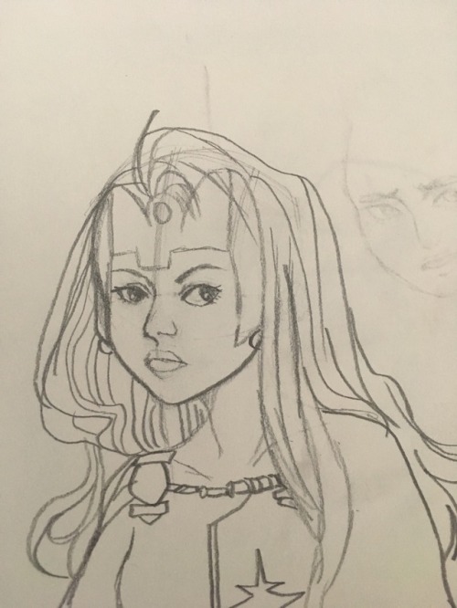 I made Lyra Trevor and then tried to redesign her, I dunno. I made her hair brown just because I wan