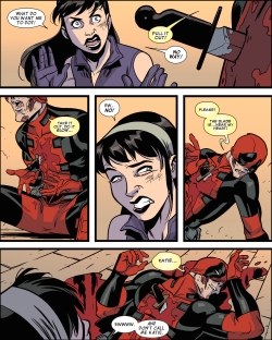 ladylokii:Hawkeye vs Deadpool 003
