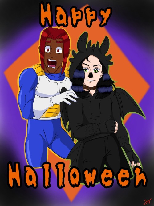 Did Something For Halloween With My Characters Bd And Moscow.