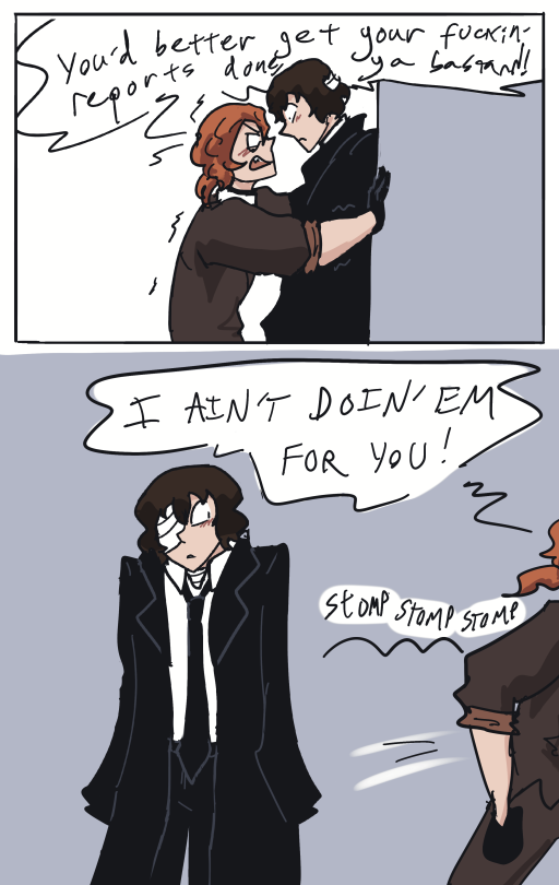 Followup To The Chuuya-doing-high-school-romance-tropes Post Where I Mentioned A Kabedon In The Tags